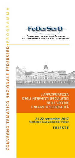 L'APPROPRIATEZZA DEGLI INTERVENTI SPECIALISTICI NELLE VECCHIE E NUOVE RESIDENZIALITA'